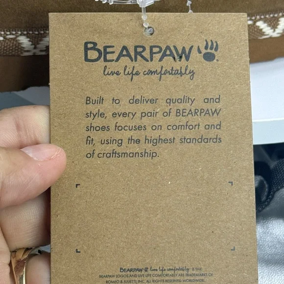 (S4) Bearpaw platform slippers, size 10, new, made of sheepskin, warm and cozy. - Picture 11 of 11